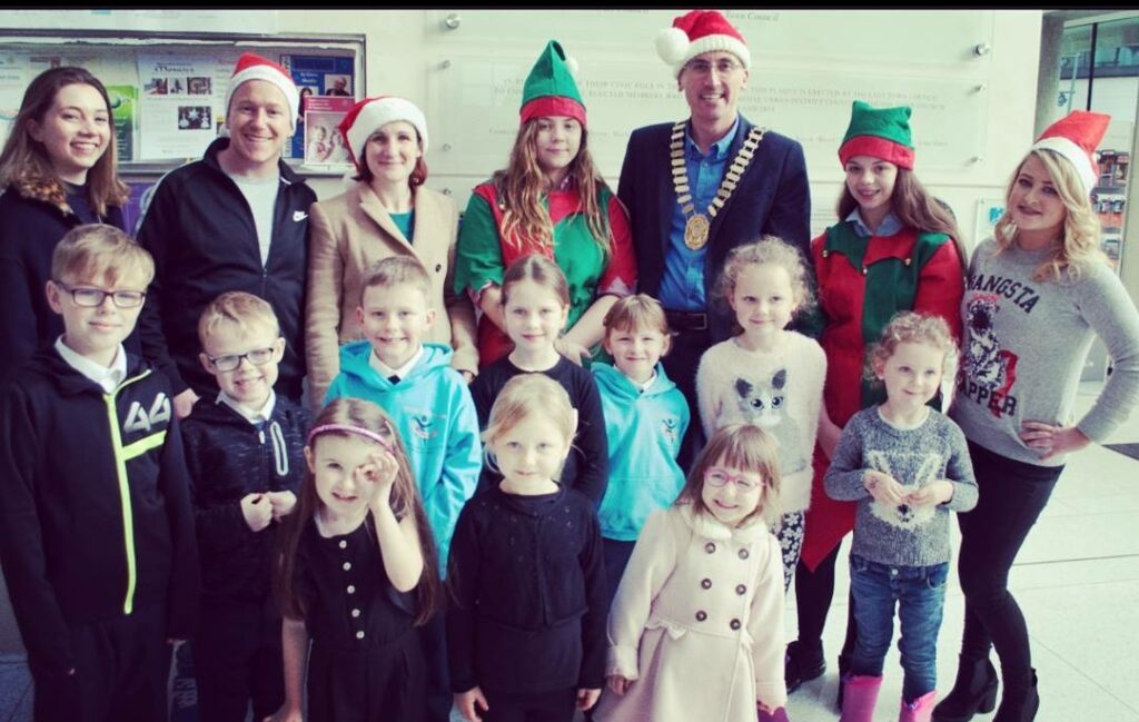 Press Call for turning on Christmas Lights in Athlone